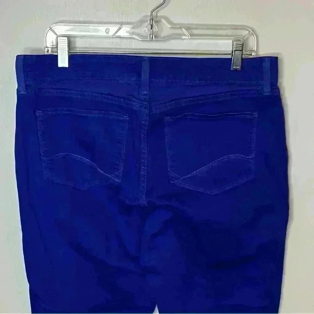 NYDJ Ankle Denim Jean Women 12 Blue Lift Tuck High-rise Stretch 5 Pocket Casual - Picture 4 of 7